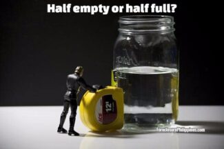 half empty or half full mindset