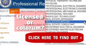 licensed or colorum real estate broker