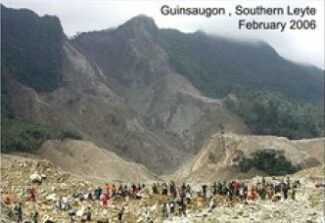 Landslide in Guinsaugon Southern Leyte February 2006. Said to be one of the biggest landslides in Philippine history