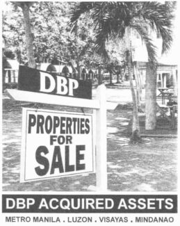 dbp acquired assets for sale from housing fair 20132