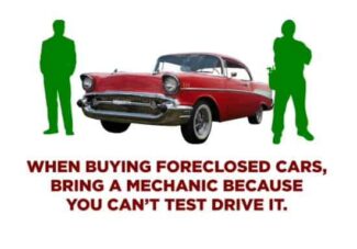 repossessed car buying tip