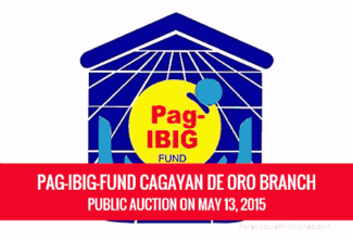 pag ibig foreclosed properties in cagayan de oro city on may 13 2015