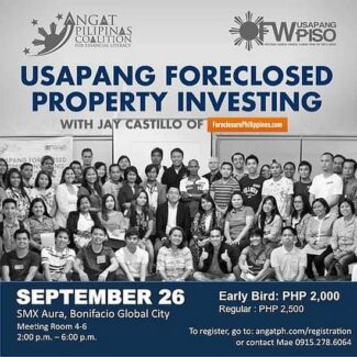 usapang foreclosed property investing seminar september 26 20151