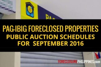 pag ibig foreclosed properties september 2016