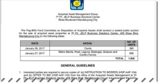 pag ibig foreclosed properties auction ncr january 26 27 2017