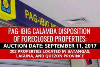 pag ibig foreclosed properties auction september 11 2017