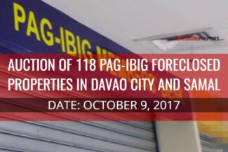 pag ibig foreclosed properties davao auction october 9 2017