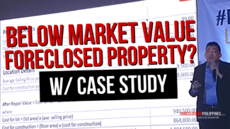 foreclosed property below market value arv