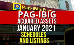 january 2021 pagibig acquired assets