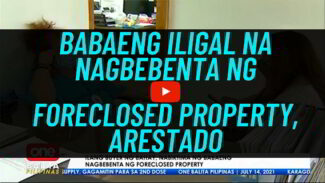 Babaeng iligal na nagbebenta ng foreclosed property arestado