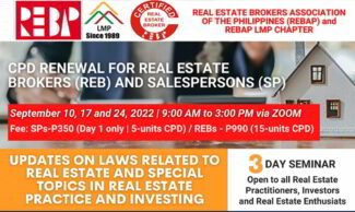 cpd seminar for brokers salespersons investors 2022 september thumbnail