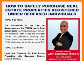 cpd How to Safely Purchase Real Estate Properties Registered Under Deceased Individuals