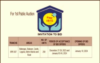 pag ibig 1st auction tranche 307 featured