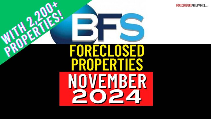 2,281 BFS Foreclosed Properties in November 2024 list for negotiated sale