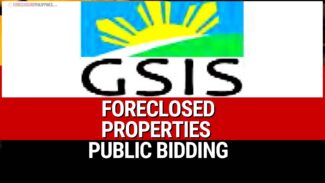 GSIS Foreclosed Properties public bidding list